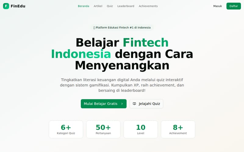 Screenshot FinEdu
